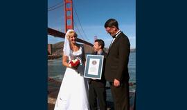 Aukščiausia pasaulyje sutuoktinių pora gyvena JAV