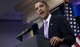 Barakas Obama įspėja dėl "sunkios padėties", jei rinkimus laimės respublikonai