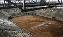 Klaipėdos arenoje dar siaučia skersvėjai