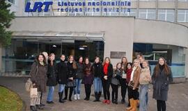 Klaipėdos universiteto studentai lankėsi LRT