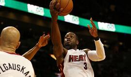 NBA: Žydrūnas Ilgauskas &quot;Miami Heat&quot; komandai per rungtynes su &quot;Wizards&quot; pelnė 4 taškus