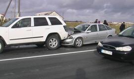 Į "Jeep" galą trenkėsi "Opel"