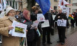 Klaipėdos prokuratūra sulaukė piketuotojų dėmesio