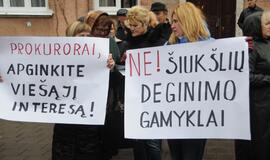 Klaipėdos prokuratūra sulaukė piketuotojų dėmesio