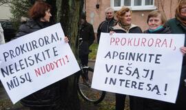 Klaipėdos prokuratūra sulaukė piketuotojų dėmesio