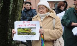 Klaipėdos prokuratūra sulaukė piketuotojų dėmesio