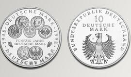 Apklausa: beveik pusė Vokietijos gyventojų ilgisi markės