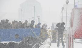 Klaipėdoje - krituliai ir žaibas