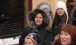 Kretingalėje papuošta kalėdinė eglė