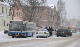 Avarijoje Herkaus Manto gatvėje sužalota moteris