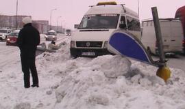 Klaipėdos sankryžoje nuverstas šviesoforas