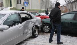 Avarijoje Herkaus Manto gatvėje sužalota moteris