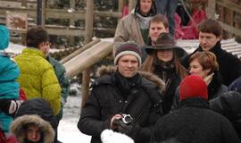 Kretingalėje papuošta kalėdinė eglė