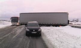 Vilkiko avarija autostradoje netoli Klaipėdos