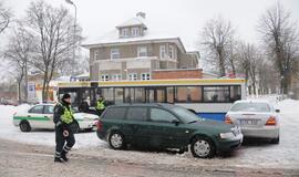 Avarijoje Herkaus Manto gatvėje sužalota moteris