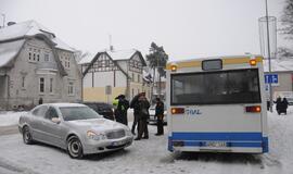 Avarijoje Herkaus Manto gatvėje sužalota moteris