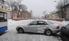 Avarijoje Herkaus Manto gatvėje sužalota moteris