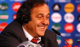 Prancūzas Michelis Platini - vienintelis kandidatas į UEFA boso vietą