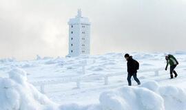 Vokietiją užpustė sniegas