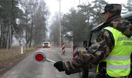 Avariją sukėlusią ir pabėgusią latvę sulaukė pasieniečiai