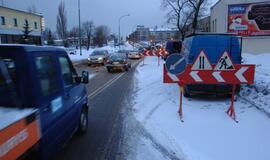 Pilies gatvėje įvyko vandentiekio avarija