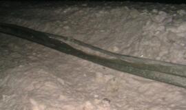 Naktį autostradoje į avariją pateko vilkikas