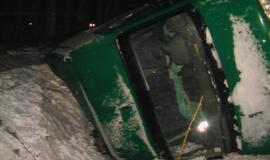 Į avariją kelyje Klaipėda-Palanga pateko mikroautobusas