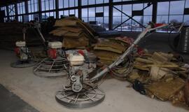 Vaizdai iš statomos Klaipėdos arenos vidaus