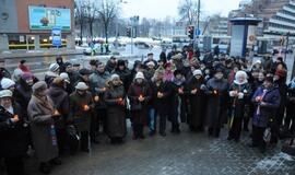 Klaipėdoje - laužas laisvės gynėjams atminti