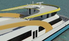 Naujo "Smiltynės perkėla" greitaeigio kelto vizija.