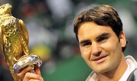 Teniso turnyrą Katare laimėjo šveicaras Rogeris Federeris