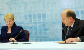 Andrius Kubilius nemato "kažkokių įtampų" tarp jo ir prezidentės