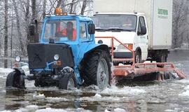 Ant kelio į Rusnę beliko 27 cm vandens