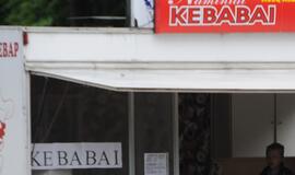 Apiplėštas kebabų kioskas