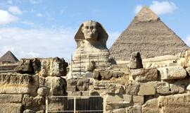 Egiptas: turistai vėl gali lankytis prie piramidžių