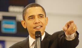 Michelle Obama tikina, kad JAV prezidentas nesidažo plaukų