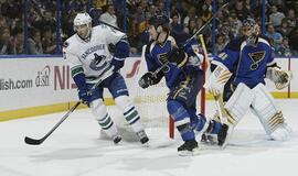 NHL: lygos lyderis "Vancouver Canucks" buvo įveiktas Sent Luise