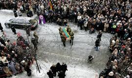 Paskutinė Justino Marcinkevičiaus kelionė į Amžinuosius namus