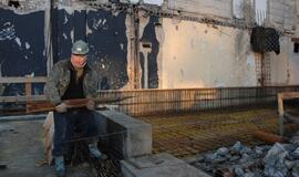 Kultūros ministras Klaipėdos dramos teatro statybvietėje