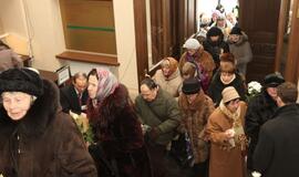 Vilniuje pašarvotas Justinas Marcinkevičius