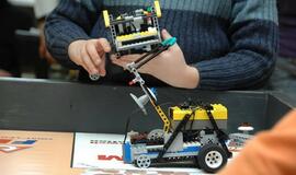 Mokinių robotų konstruktorių turnyras Klaipėdoje