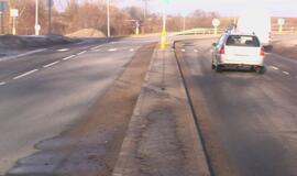 Liepų gatvėje į pastato sieną rėžėsi "Audi"