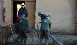 Kultūros ministras Klaipėdos dramos teatro statybvietėje