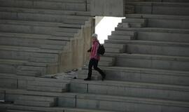 Klaipėdiečių ekskursija po statomą areną