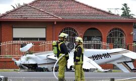 Sidnėjuje sudužus nedideliam lėktuvui tūkstančiai namų liko be elektros