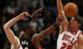 Žydrūnas Ilgauskas nežaidė, &quot;Heat&quot; nusileido &quot;Bulls&quot;