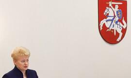 Gyventojai ir toliau palankiausiai vertina Dalią Grybauskaitę