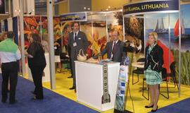 Klaipėdos uostas pristatytas kruizų parodoje Majamyje