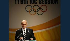 Paneigta informacija, kad Vladimiras  Putinas gali tapti IOC vadovu
