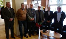 Jubiliejaus proga sveikinamas Kazimieras Budrys